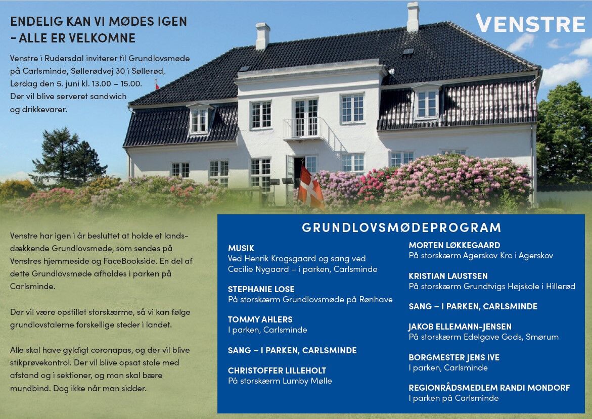 Grundlovsmøde 2021